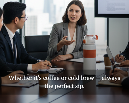 زجاجة حرارية ستانلس ستيل 550 مل – تصميم أنيق يحفظ الحرارة والبرودة لساعات | ترمس سفر مقاوم للتسرب